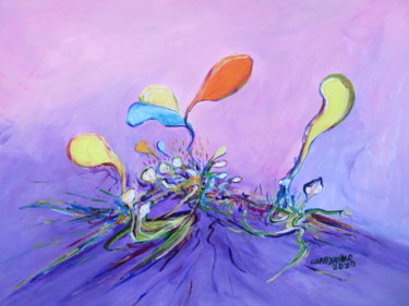 Abstract Balloons Violet