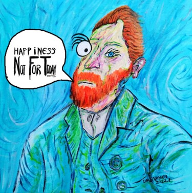 NFT Van Gogh portrait Happiness Not For Today
