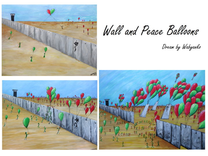 Wall and peace balloons dream by Wabyanko